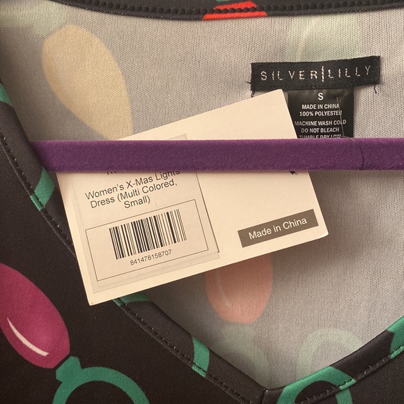 Christmas lights dress -S- NWT - Picture 3 of 4